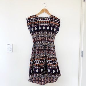 Twik printed high-low dress